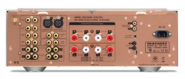 Rueckansicht des Marantz PM11S3
