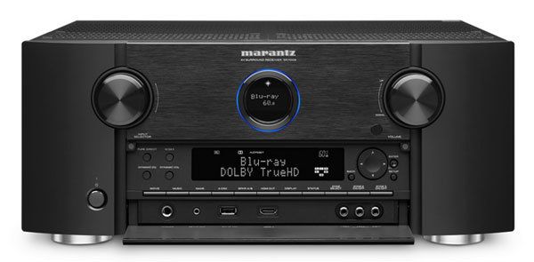 Marantz SR7008 mit hochklappbarer Gerätefront
