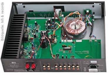 Blick ins Innere des Musical Fidelity M3i