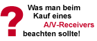 Kaufberatung: Receiver