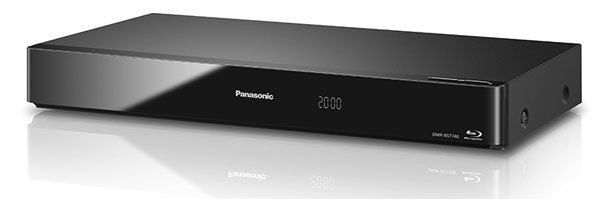 Panasonic DMR-BST740EG9 Blu-ray Rekorder 500GB Festplatte Twin HD DVB-S-Tuner, Einkabelfunktion, WLAN, 2x CI+, HbbTV, 4K Upscaling, Streaming schwarz