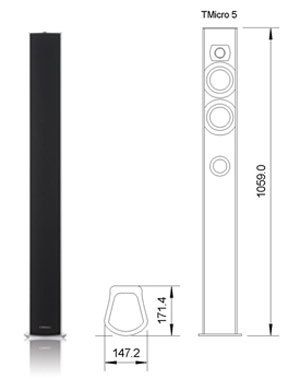 Piega T-Micro 5 Abmessungen