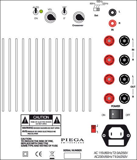 Buchsenfeld des Piega T-Micro Sub
