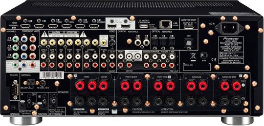 Rückseite des Pioneer SC-LX75