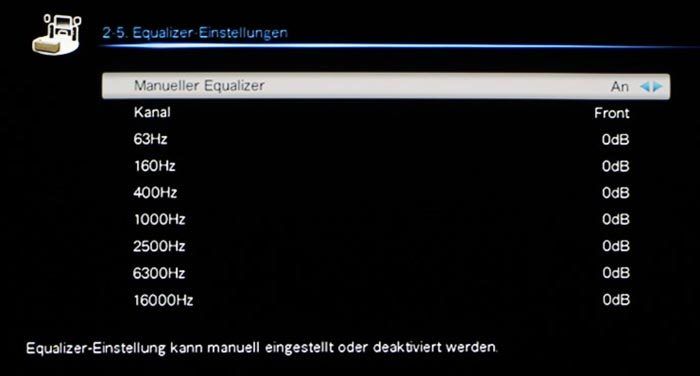 Manueller Equalizer am Onkyo TX-NR 5010