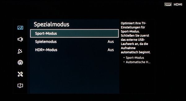 Samsung Spezialmodi