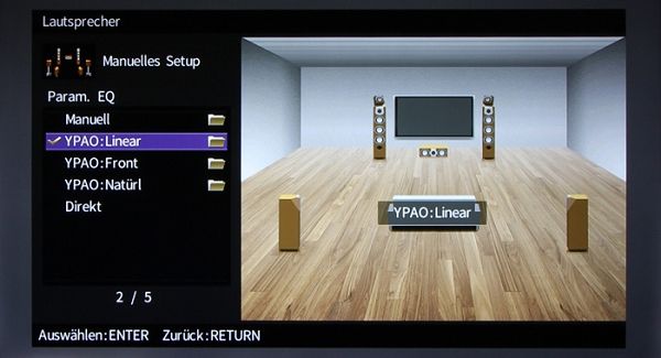 Manuelles Lautsprechersetup