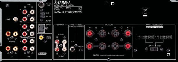 Yamaha R-S700 - Detailansicht der Rückseite