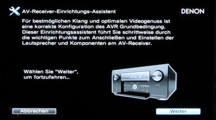 Einrichtungsassistent