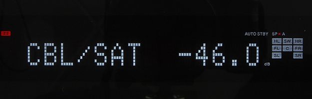 Pioneer VSX-933 Display