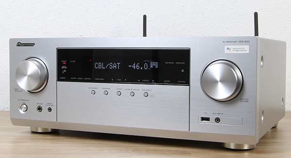 Pioneer VSX-933 in silber