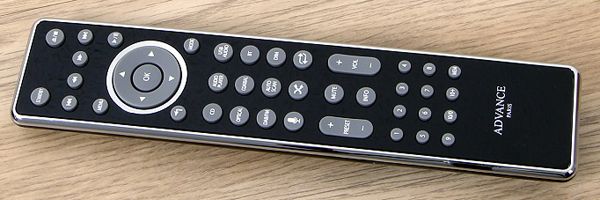Fernbedienung des Advance Acoustic X-Stream 9
